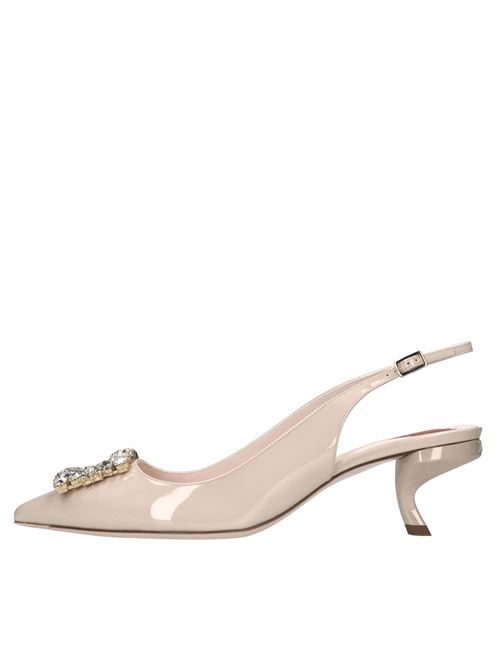 Décolleté slingback in vernice ROGER VIVIER | RVW63834500D1PC211BEIGE